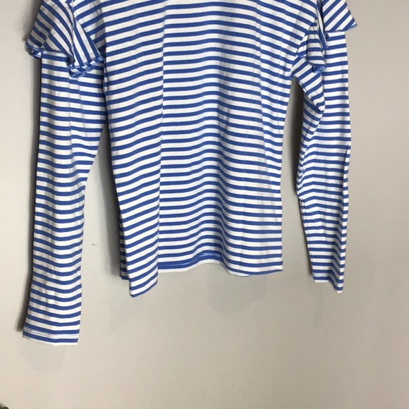 H&M > Blue Striped Long Sleeve Top Small - Picture 2 of 8